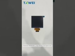 شاشة LCD مربعة مقاس 4 بوصات بدقة 480 * 480 واجهة MIPI/RGB شاشة عرض مشغل لوحة مفاتيح 86