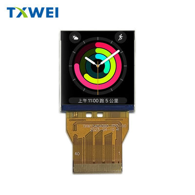 مربع 1.54 بوصة واجهة RGB 320 * 320 شاشة عرض LCD صغيرة الحجم 700nits