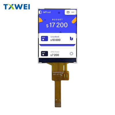 شاشة LCD TFT 2 بوصة شاشة IPS LCD 1000cd/M2 لوحة عرض PDA المحمولة