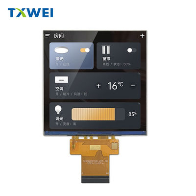 3.92 بوصة 480*480 مربع شاشة LCD 500cd/m2 شاشة لمس وحدة عرض