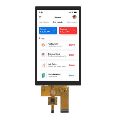 5.0 بوصة TFT LCD Module وضوح عالي واجهة LVDS