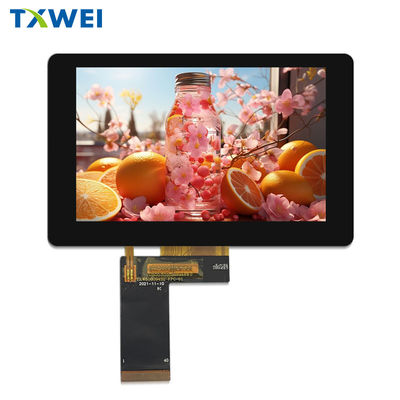 واجهة RGB 24 BIT 5 بوصة شاشة TFT LCD 800 * 480 شاشة لمس قابلة للتخصيص