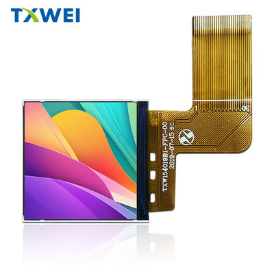 1.54 بوصة مع RGB 16 BIT واجهة 700nits مربع شاشة LCD عرض دقة 320 * 320