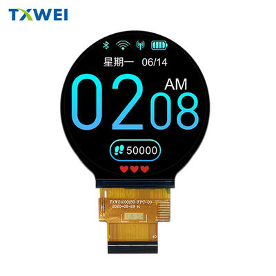 2.1 بوصة480*480IPS لوحة آلة التنظيف التحكم الصناعي المفتاح الطبي جهاز التبديل شاشة عرض LCD دائرية