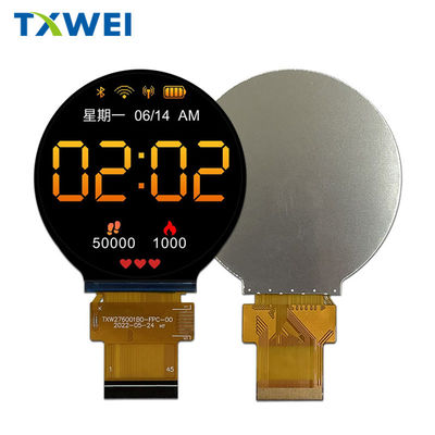2.76 بوصة 480 * 480 دائرية عالية الوضوح أجهزة المطبخ الذكية شاشة عرض LCD