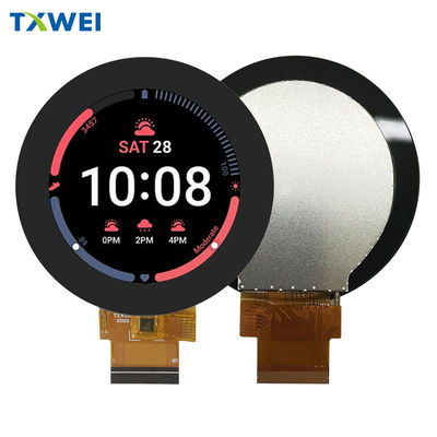 2وحدة عرض LCD دائرية من 1 بوصة 454 X 454 لوحة عرض LCD رقيقة للغاية