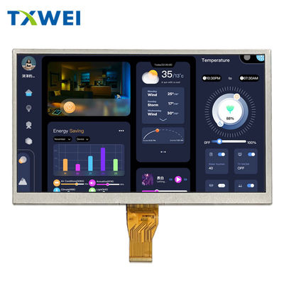 10.1 بوصة 1024 * 600 شاشة TFT LCD مع واجهة LVDS لعرض الملاحة للسيارات