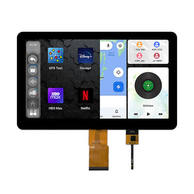 واجهة LVDS 10.1 بوصة TFT LCD 1024 * 600 نقطة مع شاشة لمسة سعة