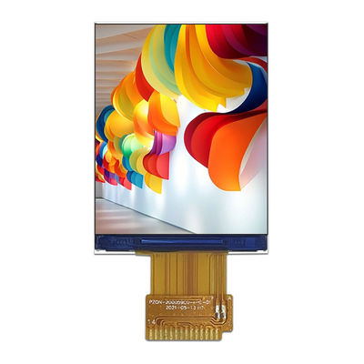 شاشة LCD 240*320TFT بطول 2 بوصة 400cd/m2 وضوح واجهة SPI لوحة عرض أجهزة المركبات الكهربائية