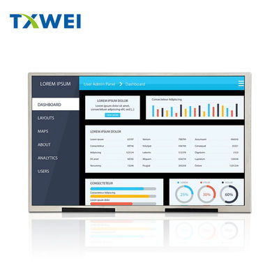 10.1 بوصة شاشة TFT الصناعية 350 نيتس LVDS 8 بيت واجهة 1280 * 800 بكسل