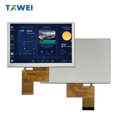 5.0 بوصة 800 X 480 شاشة LCD الطبية الصناعية شاشة RGB TFT 350 نيت