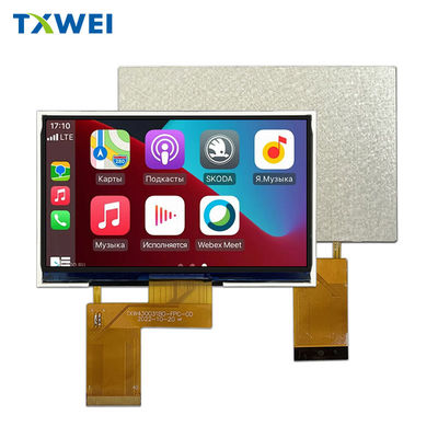 4.3 بوصة 350 نيتش شاشة عرض LCD 480 * 272 لوحة عرض لجهاز التنظير الصناعي