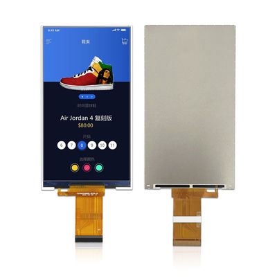 شاشة LCD TFT 5 بوصات مع واجهة RGB 480 * 854 شاشة عرض LCD لمسة سعة مخصصة