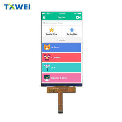 شاشة LCD عالية الوضوح 720 * 1280 بـ 6 بوصات مع واجهة MIPI لوحة عرض LCD محمولة