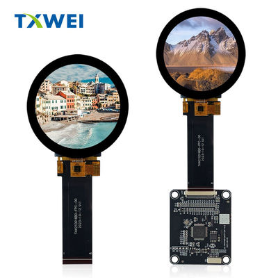 2.1- بوصة 480 * 480 دائرية TFT شاشة LCD HDMI لوحة السائق مع واجهة USART الميناء التسلسلي