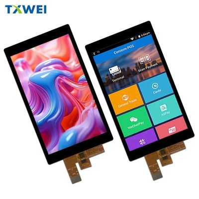 PCAP متعدد اللمسات TFT 5.5 بوصة شاشة MIPI واجهة 1080 * 1920 بكسل ضمان سعر منخفض