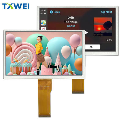 شاشة LCD TFT 7 بوصة 1024 * 600 نقطة واجهة RGB 50 دبوس HX8282A11 شاشة لمسة مخصصة