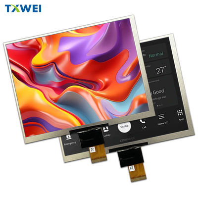 شاشة 8 بوصة IPS LCD 40Pin LVDS 1024 * 768 سيارة التحكم الصناعي الشاشة الطبية
