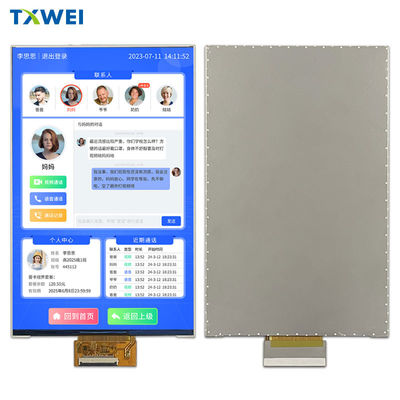 800 * 1280 LVDS IPS التحكم الصناعي شاشة LCD 8 بوصة شاشة ثانوية مع وظيفة اللمس