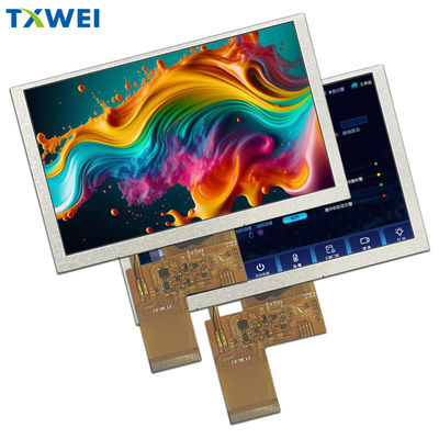 شاشة شاشة LCD ذات دقة 5 بوصات IPS 800 * 480