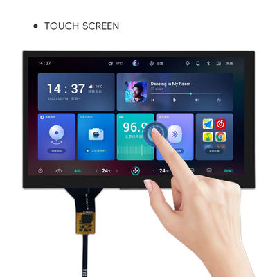 واجهة LVDS 7 بوصة TFT شاشة LCD لمسة 1024x600 IPS زاوية مشاهدة كاملة مع CTP
