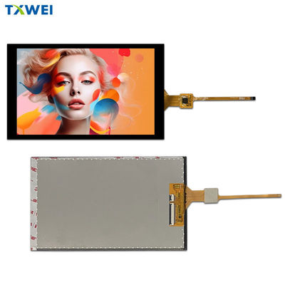 7 بوصة 800 * 1280 LVDS TFT LCD مع CTP ، PCAP الشاشة اللمسية 7 بوصة IPS