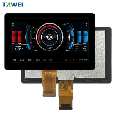 HX8282A11 TFT LCD Module LVDS الواجهة 7 بوصة شاشة LCD 1024*600