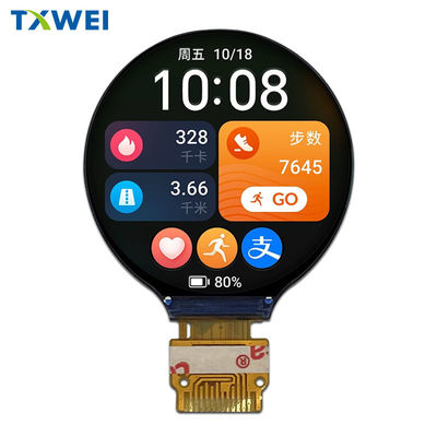 1.3 بوصة 240 * 240 شاشة عرض LCD TFT دائرية ، شاشة عرض ذكية قابلة للارتداء