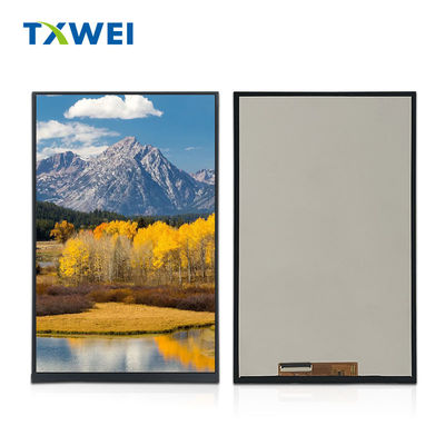 10.1 بوصة 500cd/m2 وحدة LCD الصناعية مع 800 * 1280 وضوح واجهة LVDS