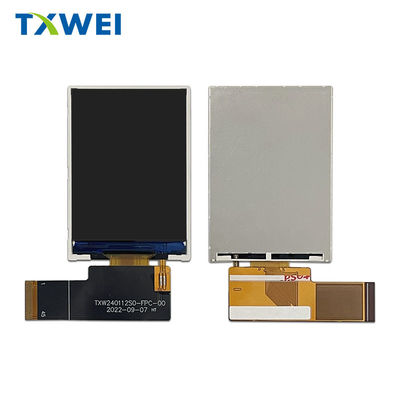 2.4 بوصة TFT شاشة LCD مع 240x320 بكسل الضوء الخلفي الجهد 2.8-3.3V -30 80C العمل