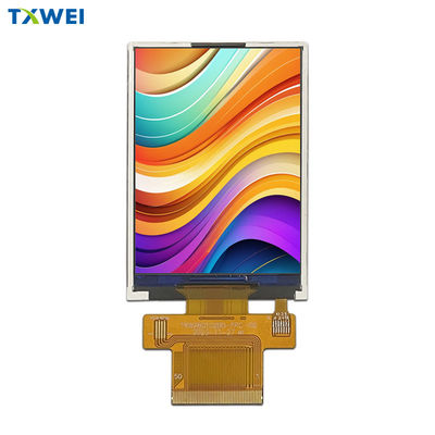 2.8 بوصة 40PIN ST7789V 240*320 MCU SPI واجهة RGB Tft وحدات العرض LCD مع و 400cd / m2 درجات لومن