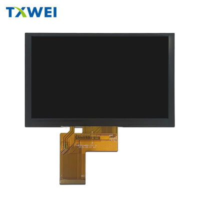 شاشة LCD TFT مخصصة بطول 5 بوصات مع واجهة RGB وشاشة LCD ملونة 800 * 480 مع لمسة سعة