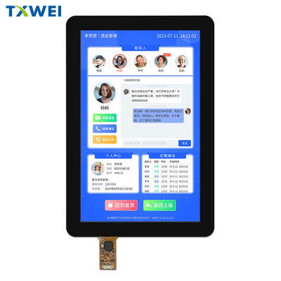 شاشة تحكم عن بعد للطائرة بدون طيار مقاس 8 بوصة TFT عالية الدقة عالية السطوع بدقة 1920*1200 LVDS بشاشة لمس واسعة النطاق
